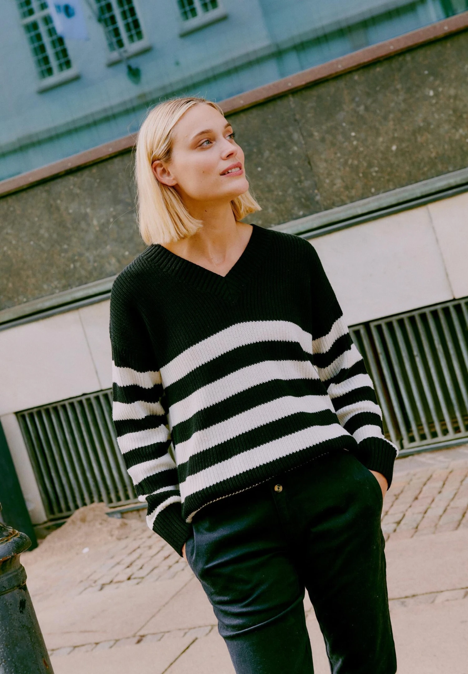 OXMO OXKALA - Jumper - True Black 1 OXMO OXKALA - Jumper - True Black