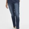 OXMO OXIrabella - Slim Fit Jeans - Dark Ink
