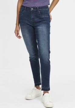 OXMO OXIrabella - Slim Fit Jeans - Dark Ink