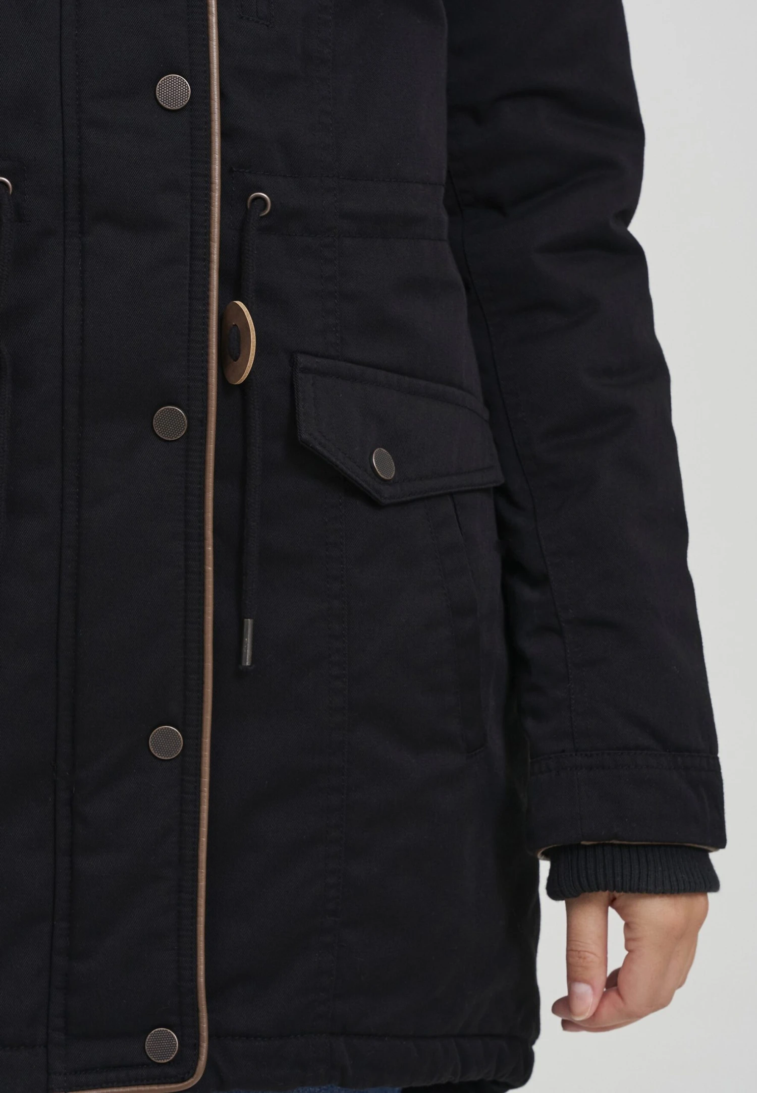 OXMO OXANNA - Parka - Black 5 OXMO OXANNA - Parka - Black - Image 5