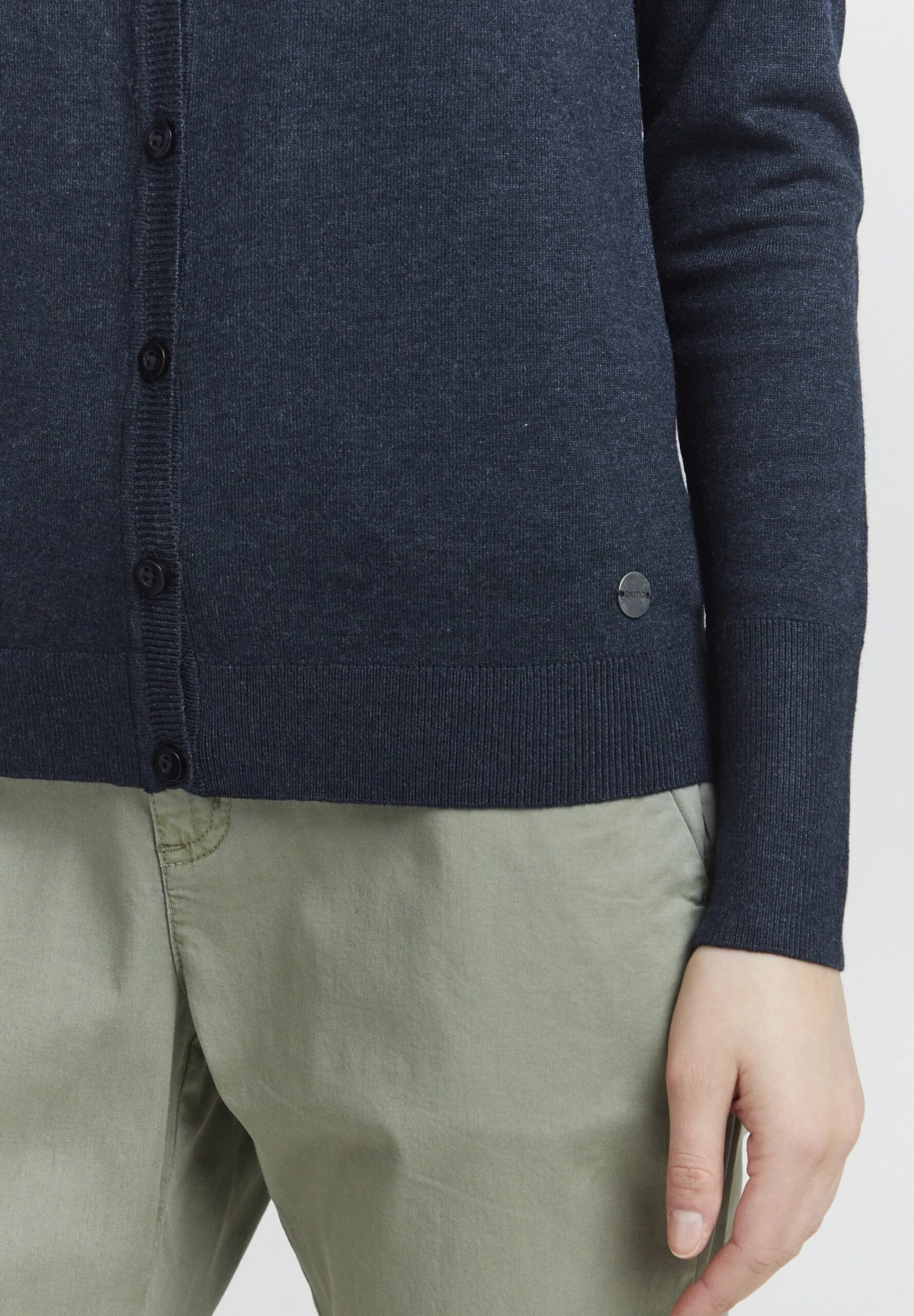 OXMO OXHLIN - Cardigan - Total Eclipse Melange 5 OXMO OXHLIN - Cardigan - Total Eclipse Melange - Image 5