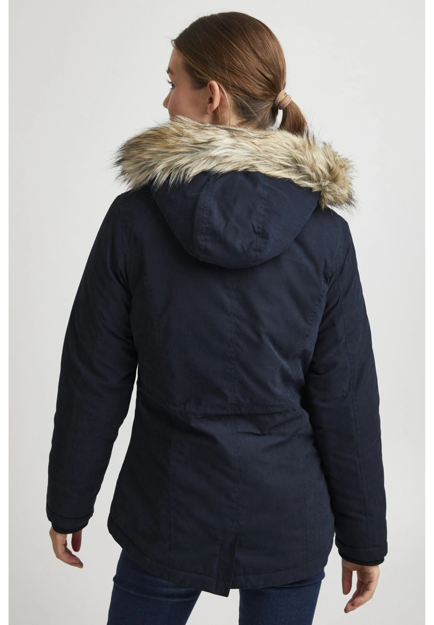 OXMO OXLona - Winter Coat - Total Eclipse 3 OXMO OXLona - Winter Coat - Total Eclipse - Image 3