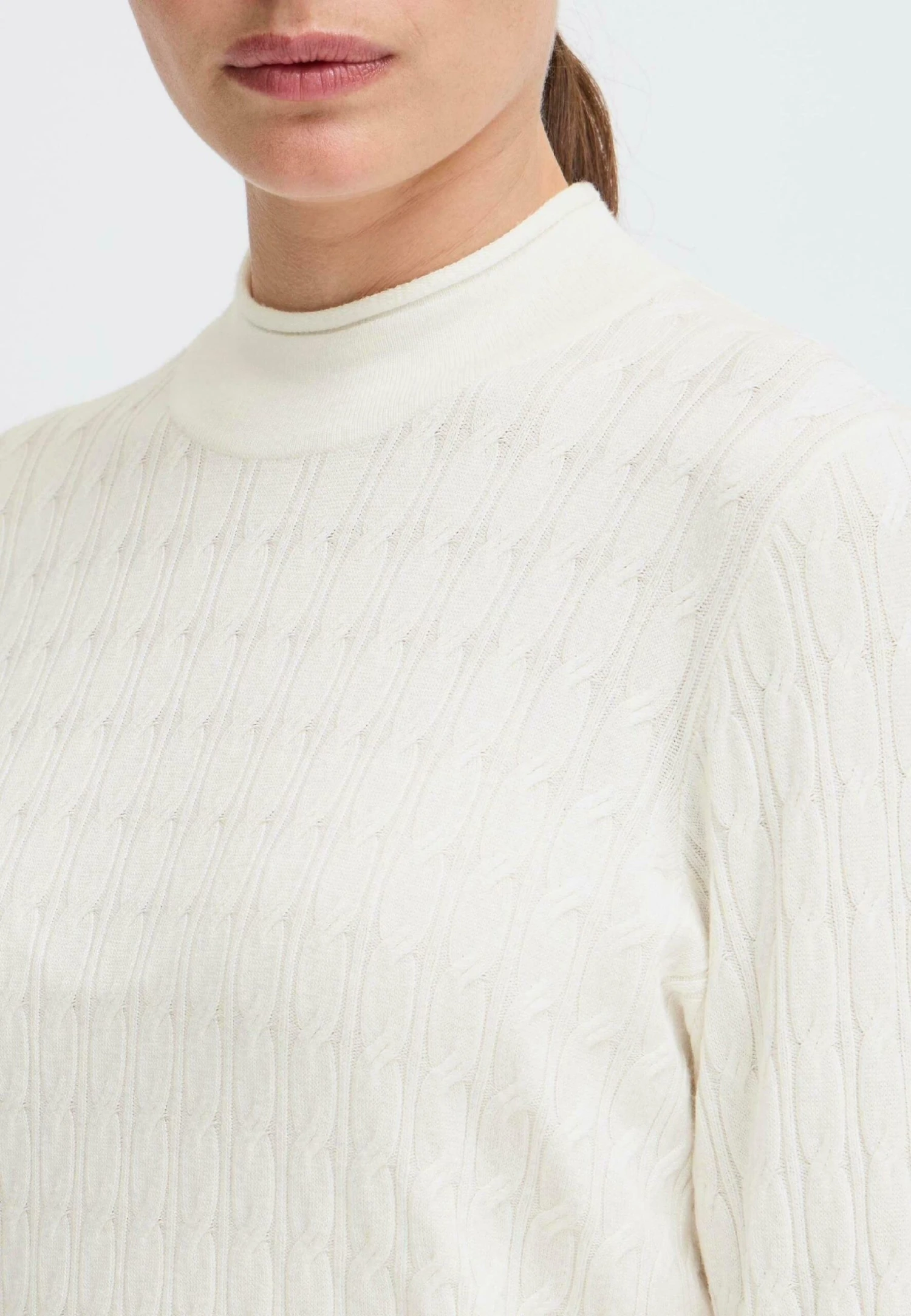 OXMO IHSALLY - Jumper - Cloud Dancer 4 OXMO IHSALLY - Jumper - Cloud Dancer - Image 4