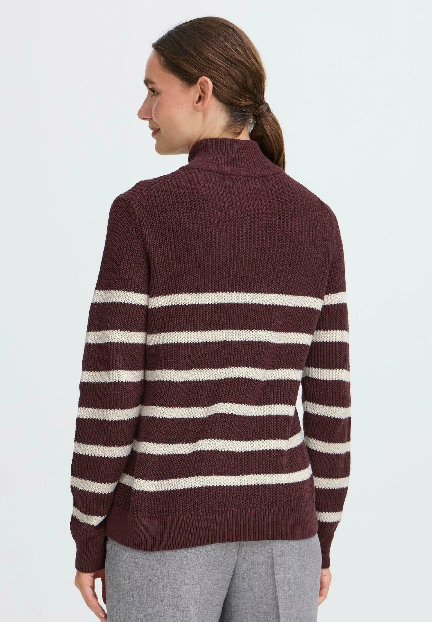 OXMO FRSANVA - Jumper - Fudge Mix 3 OXMO FRSANVA - Jumper - Fudge Mix - Image 3