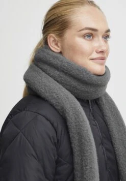 OXMO OXVianna - Scarf - Medium Grey Melange -OXMO Store 6a039bd5744c431dbf0e61dd9beb4009