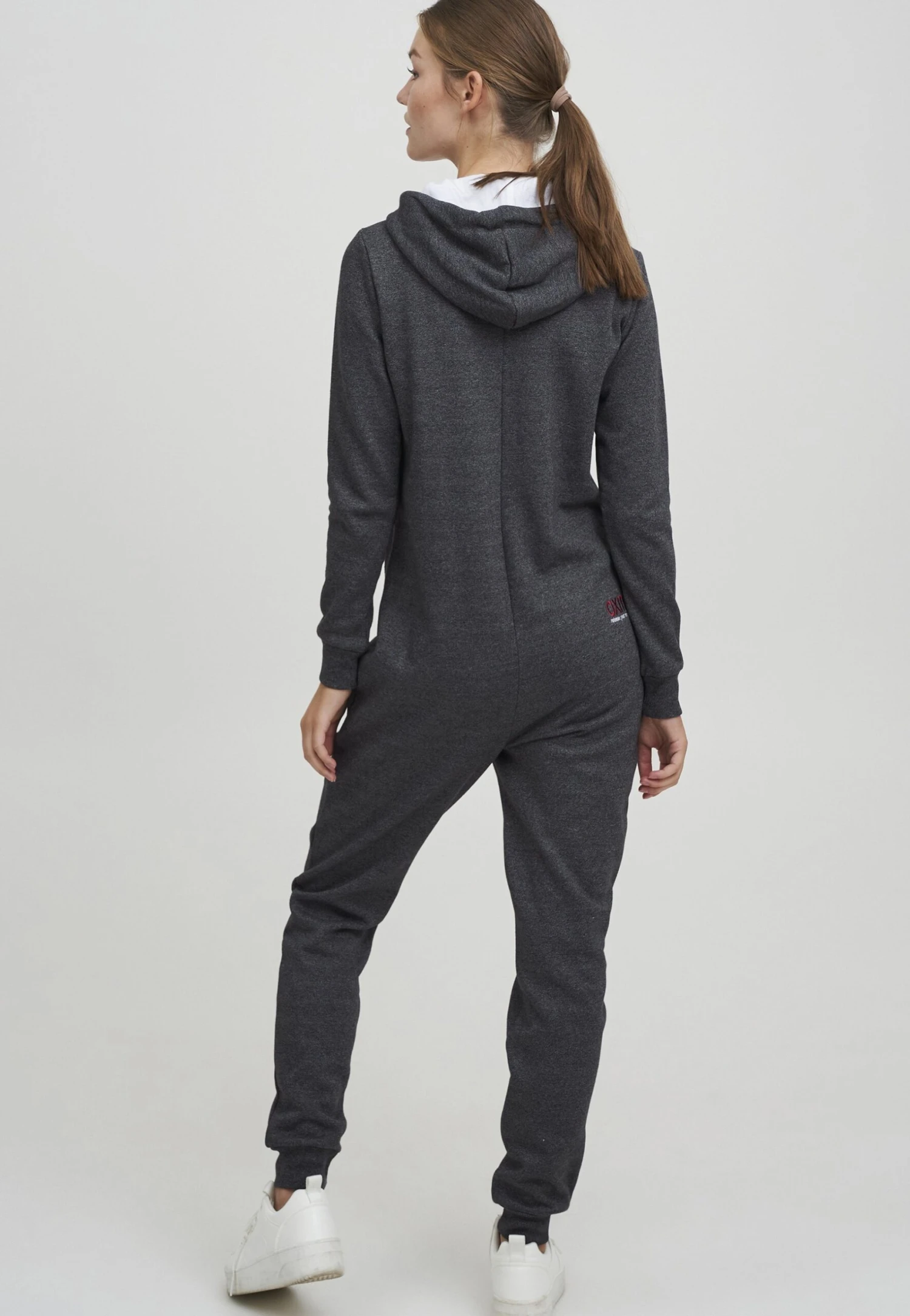 OXMO OXBenna - Jumpsuit - Med Grey M 2 OXMO OXBenna - Jumpsuit - Med Grey M - Image 2