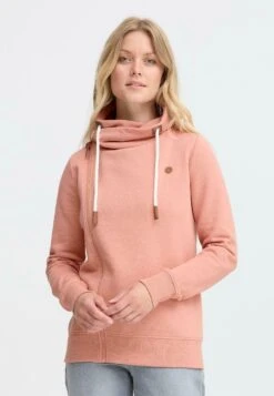 OXMO OXMILLE TUBEZIP - Zip-up Sweatshirt - Cameo Brown Melange -OXMO Store 6aa3016c1a094af3a5f69dbb4e778774