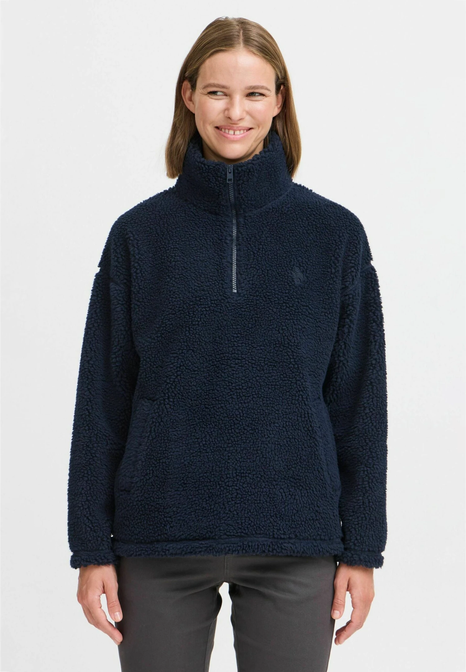 OXMO Fleece Jumper - Total Eclipse 1 OXMO Fleece Jumper - Total Eclipse