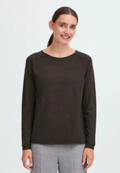 OXMO FRKEANA - Jumper - Chocolate Torte