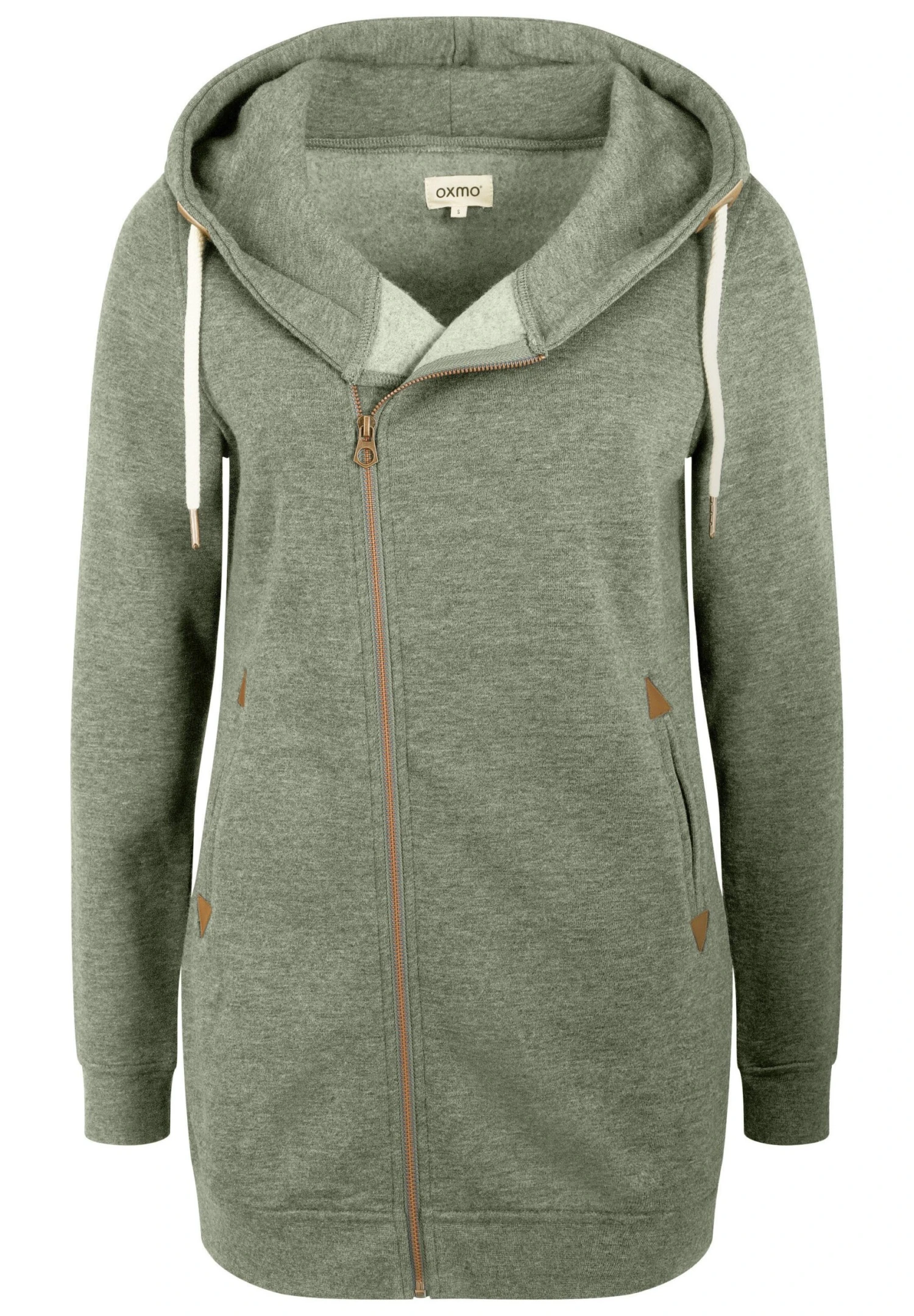 OXMO OXVicky - Zip-up Sweatshirt - Wine R Mel 9 OXMO OXVicky - Zip-up Sweatshirt - Wine R Mel - Image 9