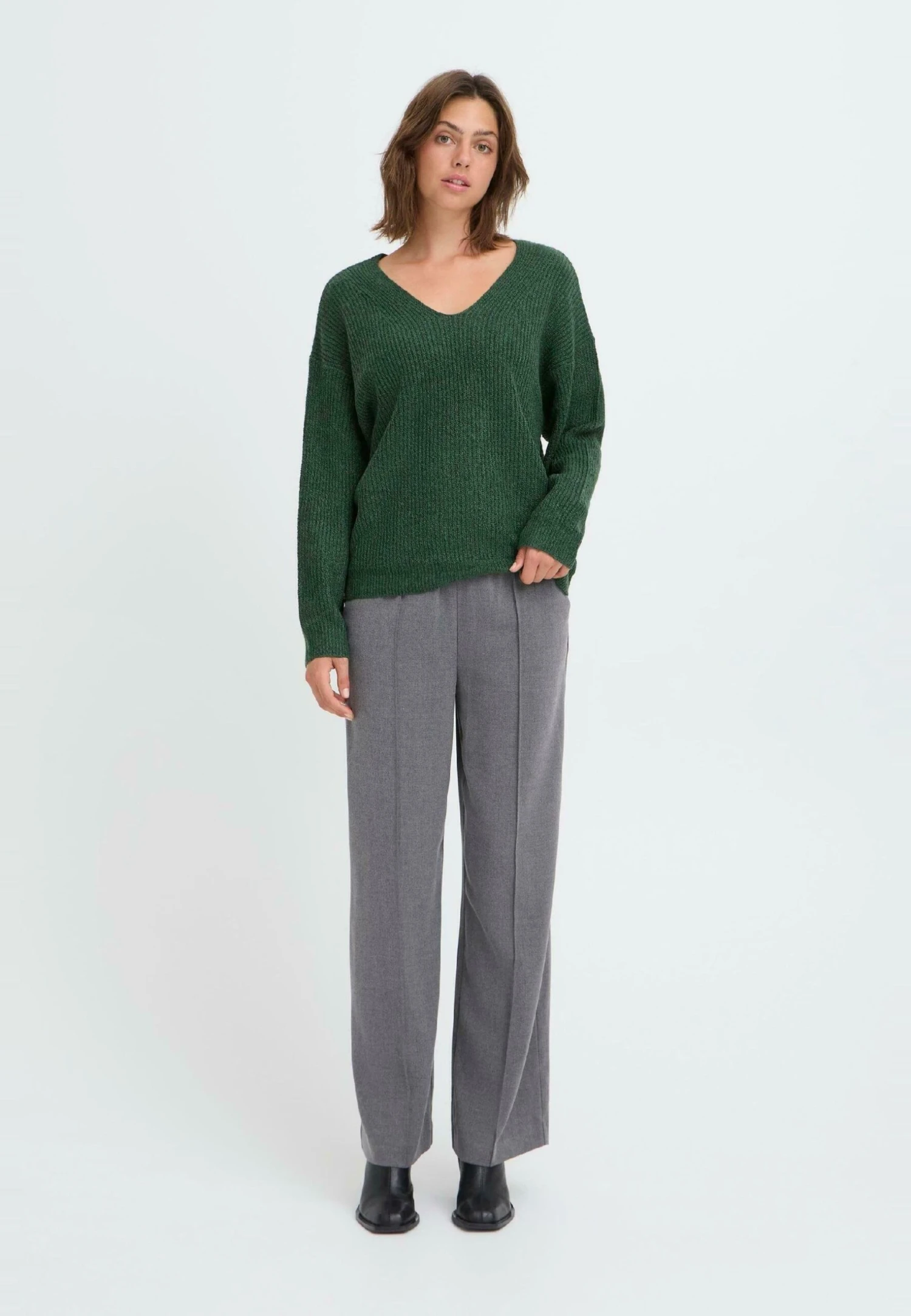 OXMO IHCALLIE - Jumper - Pineneedle 2 OXMO IHCALLIE - Jumper - Pineneedle - Image 2