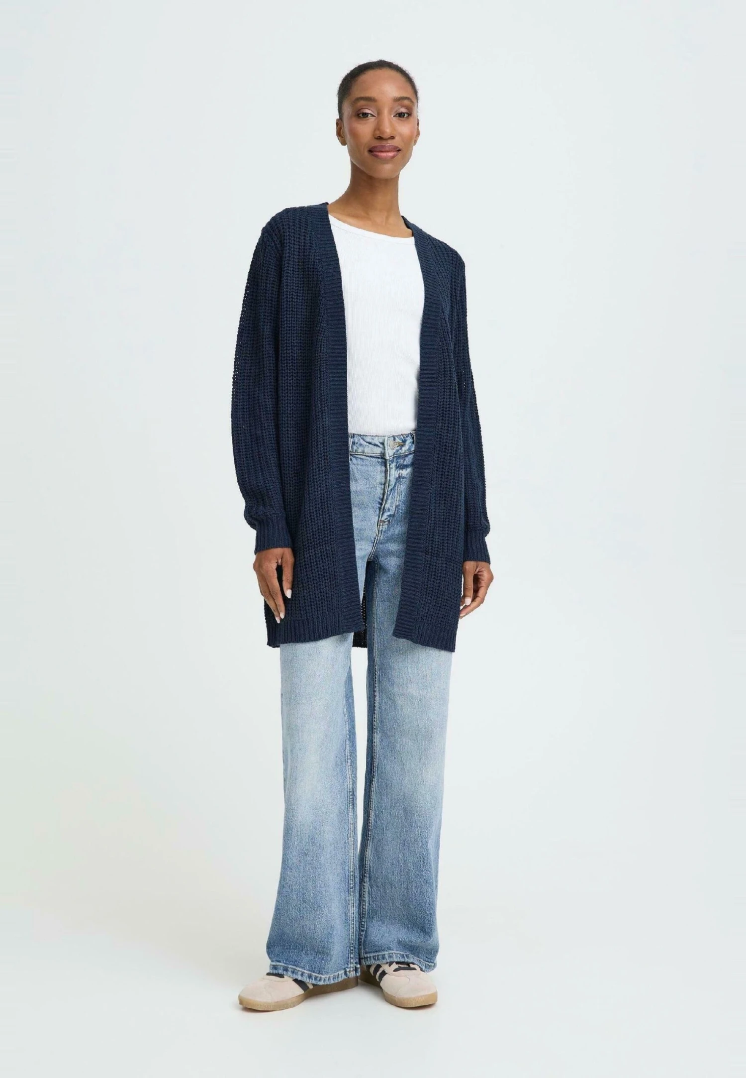 OXMO OXEDNA - Cardigan - Total Eclipse 2 OXMO OXEDNA - Cardigan - Total Eclipse - Image 2