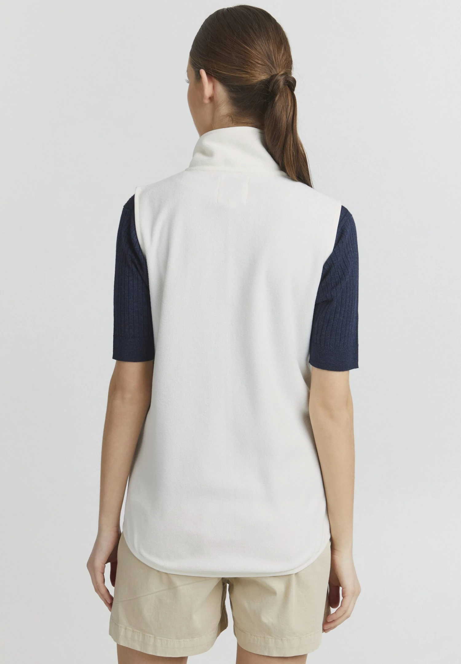 OXMO OXRagnara - Waistcoat - Cloud Dancer 3 OXMO OXRagnara - Waistcoat - Cloud Dancer - Image 3