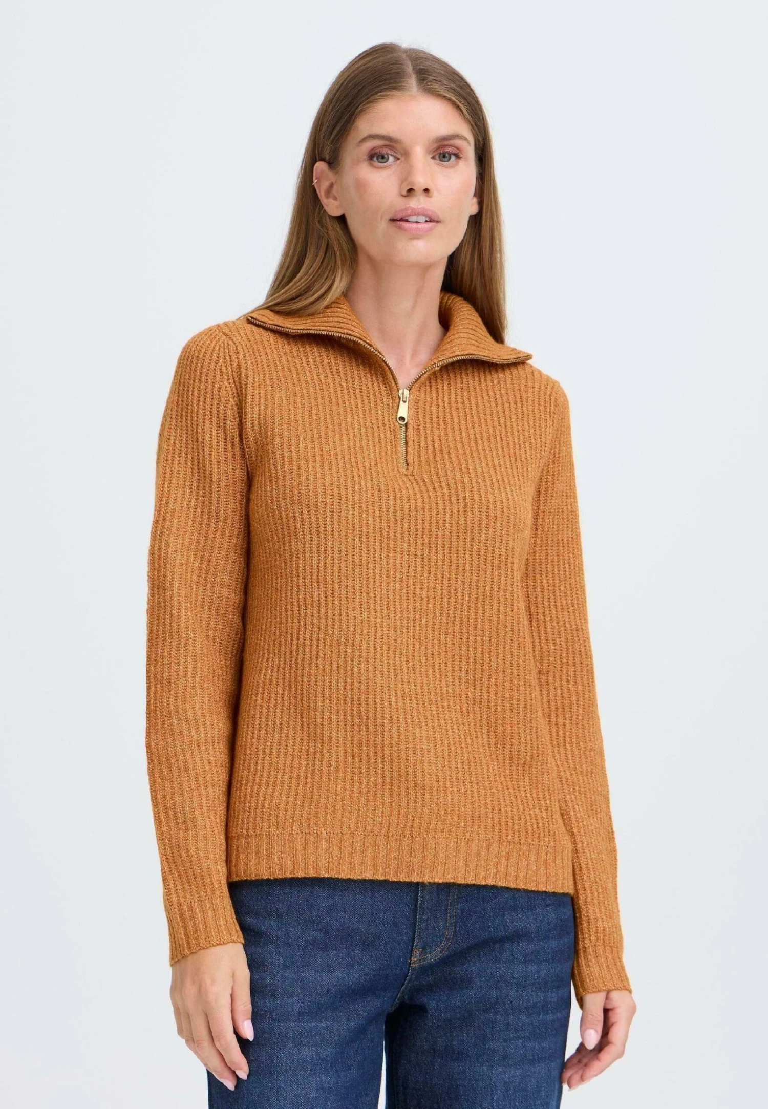 OXMO IHBALLINO - Jumper - Brown Sugar 1 OXMO IHBALLINO - Jumper - Brown Sugar