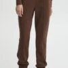 OXMO OXPEARL REGULAR FIT - Tracksuit Bottoms - Brunette