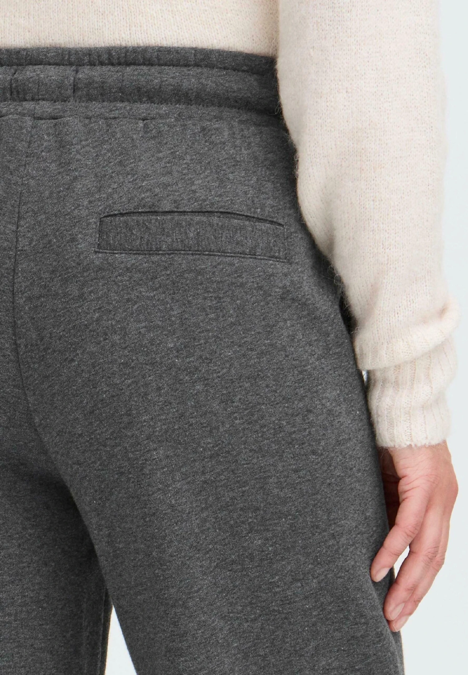 OXMO OXMILLE - Tracksuit Bottoms - Dark Grey Melange 4 OXMO OXMILLE - Tracksuit Bottoms - Dark Grey Melange - Image 4