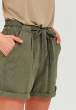 OXMO OXLINA - Shorts - Dusty Olive -OXMO Store 6e6f1d14d1e849b89e203419e05d1493