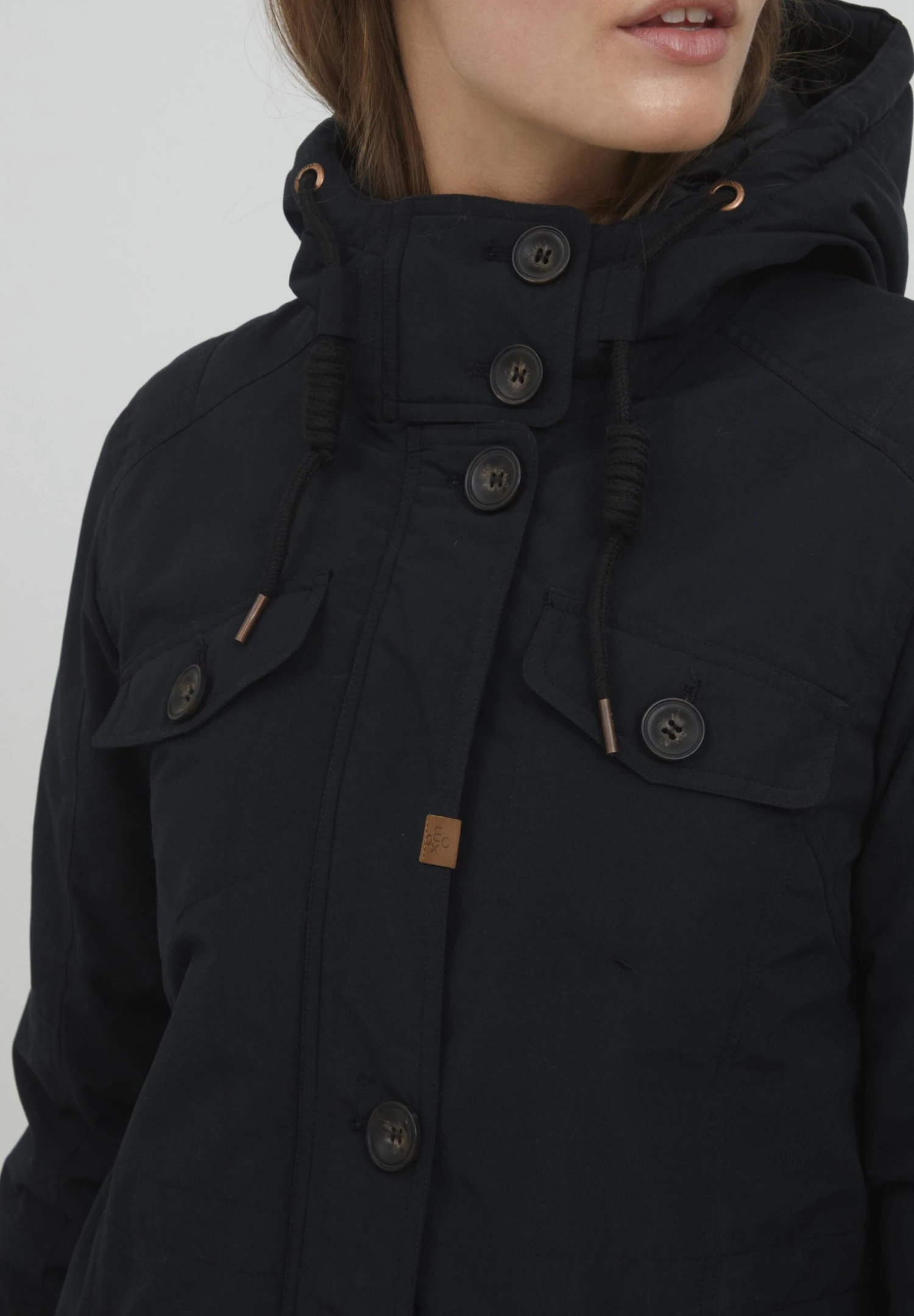 OXMO OXTALA - Winter Coat - Black 4 OXMO OXTALA - Winter Coat - Black - Image 4