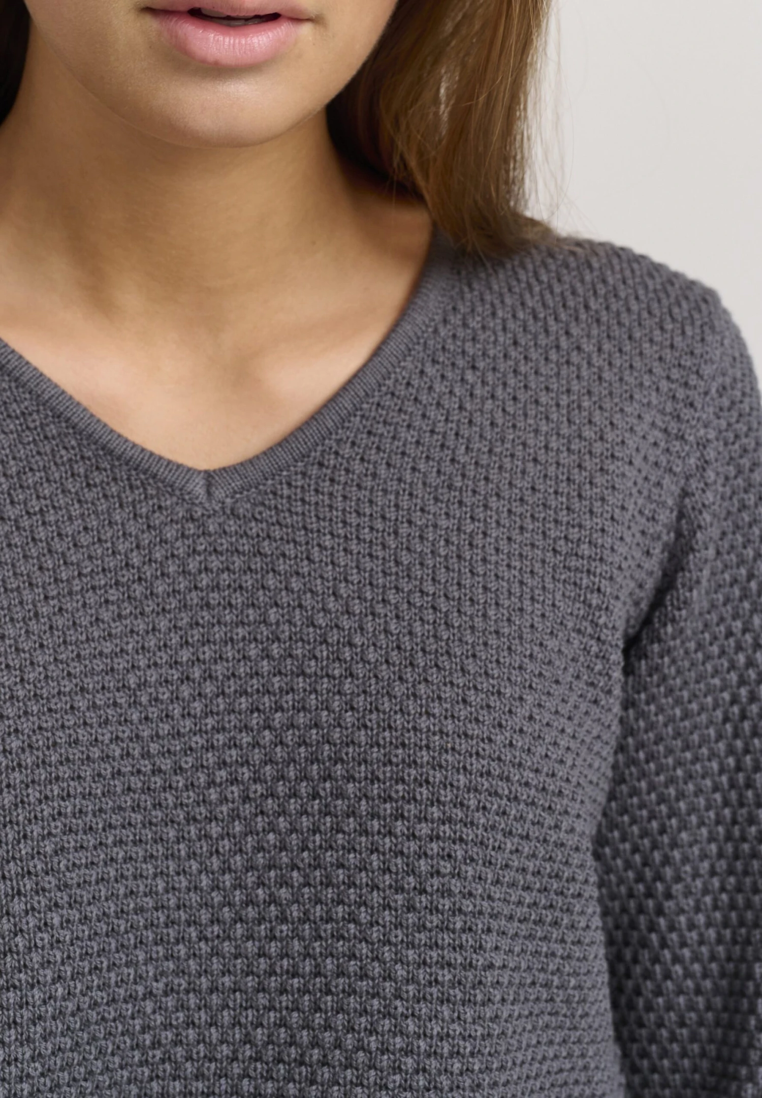 OXMO OXHANNA - Jumper - Pewter 4 OXMO OXHANNA - Jumper - Pewter - Image 4