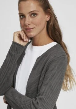 OXMO OXHilda - Cardigan - Pewter 14 OXMO OXHilda - Cardigan - Pewter -OXMO Store 6f667a9d476443a3af1be4c401334f2b