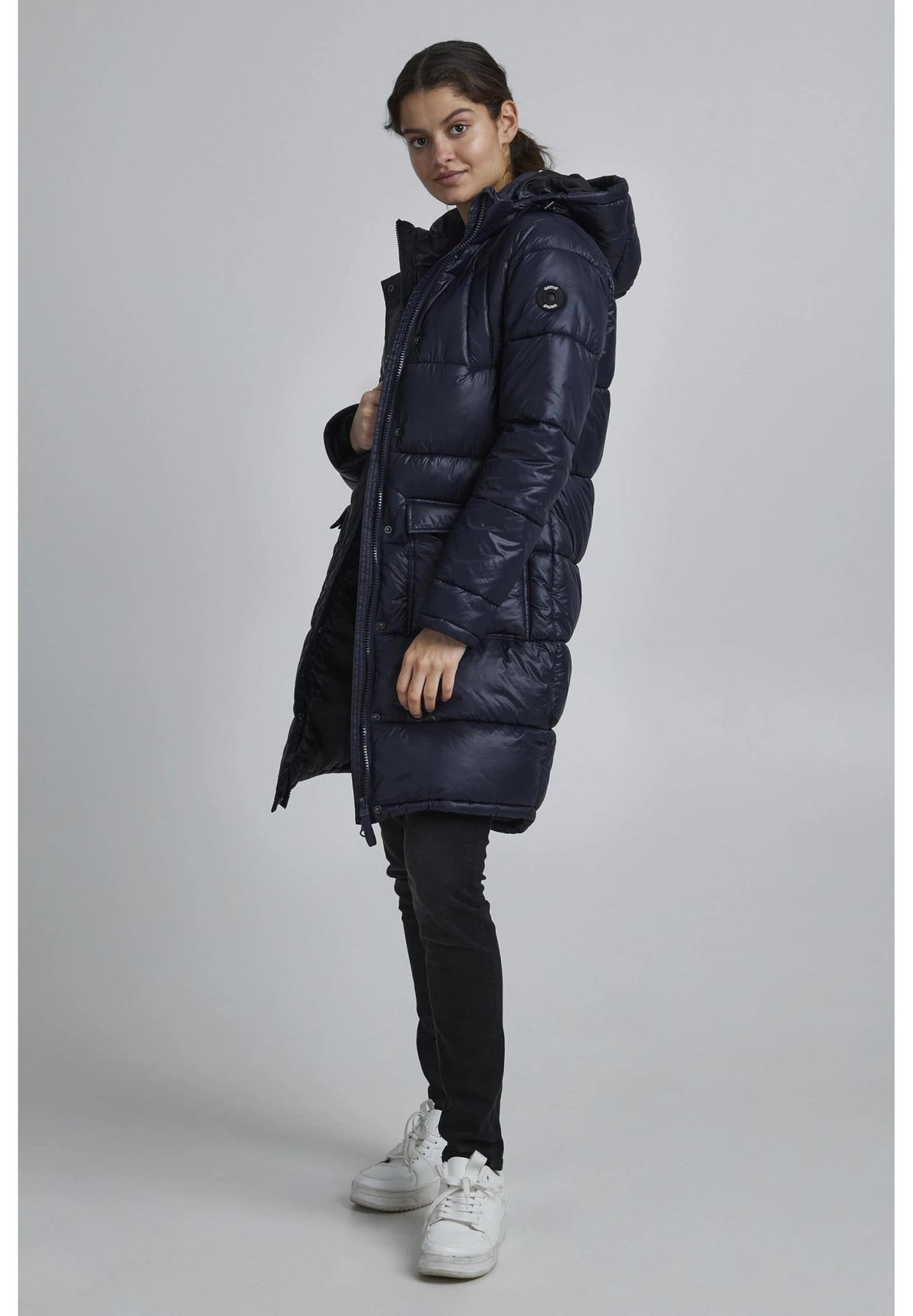 OXMO OXDaina - Winter Coat - Total Eclipse 2 OXMO OXDaina - Winter Coat - Total Eclipse - Image 2