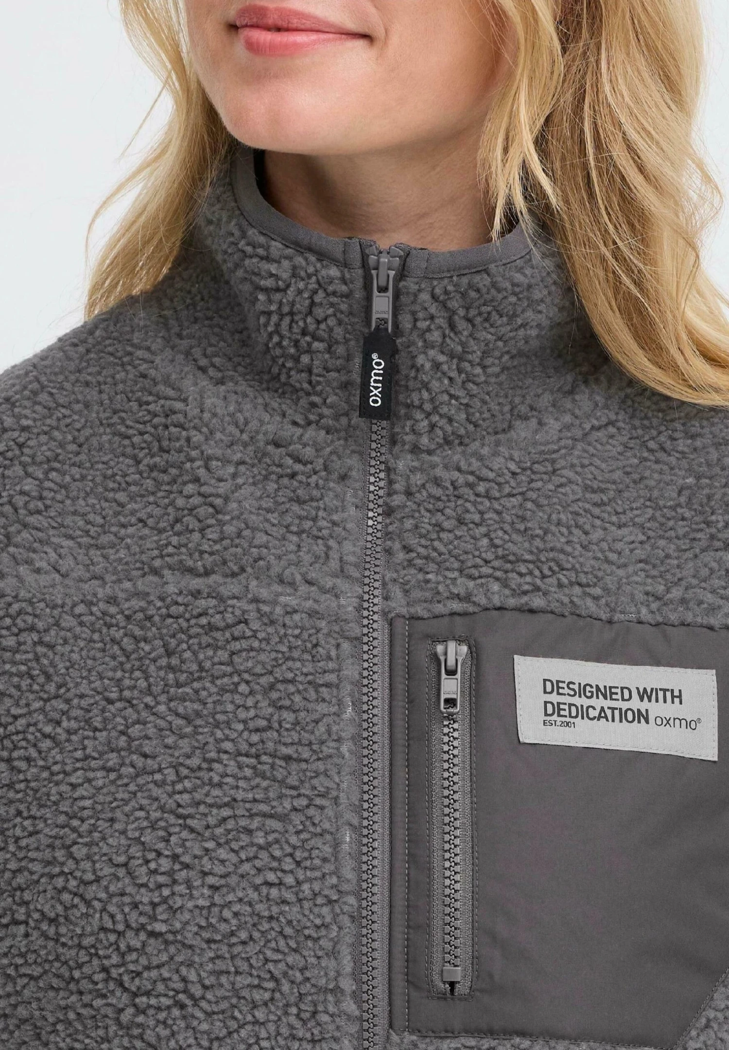 OXMO OXABBY - Waistcoat - Iron Gate 4 OXMO OXABBY - Waistcoat - Iron Gate - Image 4