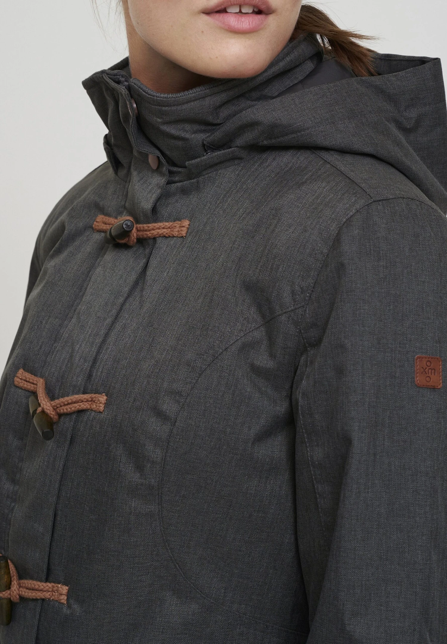 OXMO OXBrooke - Winter Coat - Dark Grey 4 OXMO OXBrooke - Winter Coat - Dark Grey - Image 4