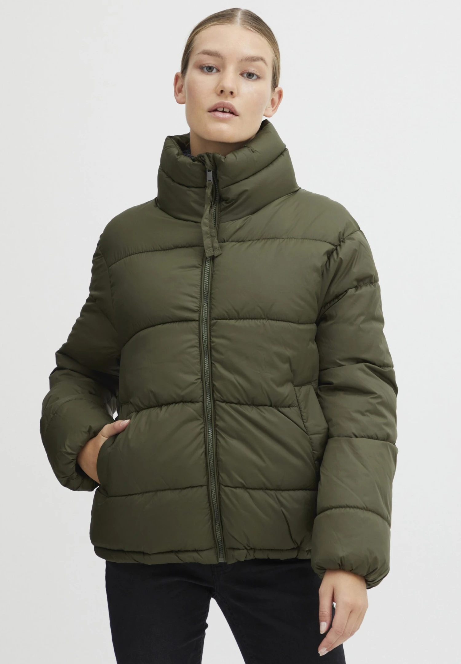 OXMO OXBODILA - Winter Jacket - Olive Night 1 OXMO OXBODILA - Winter Jacket - Olive Night