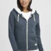 OXMO OXBINJI - Zip-up Sweatshirt - Insignia Blue Melange