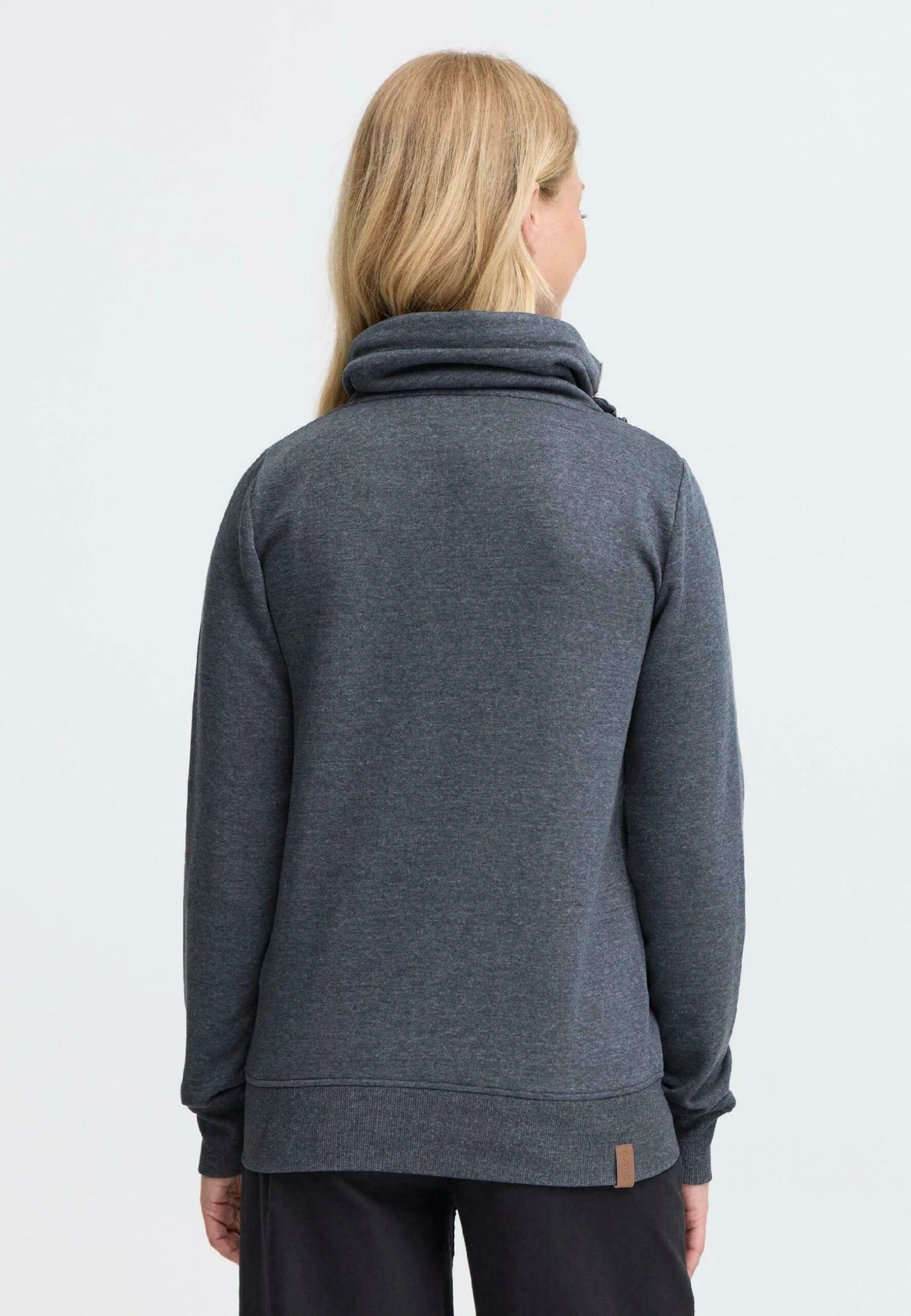 OXMO OXMILLE TUBEZIP - Zip-up Sweatshirt - Total Eclipse Melange 3 OXMO OXMILLE TUBEZIP - Zip-up Sweatshirt - Total Eclipse Melange - Image 3