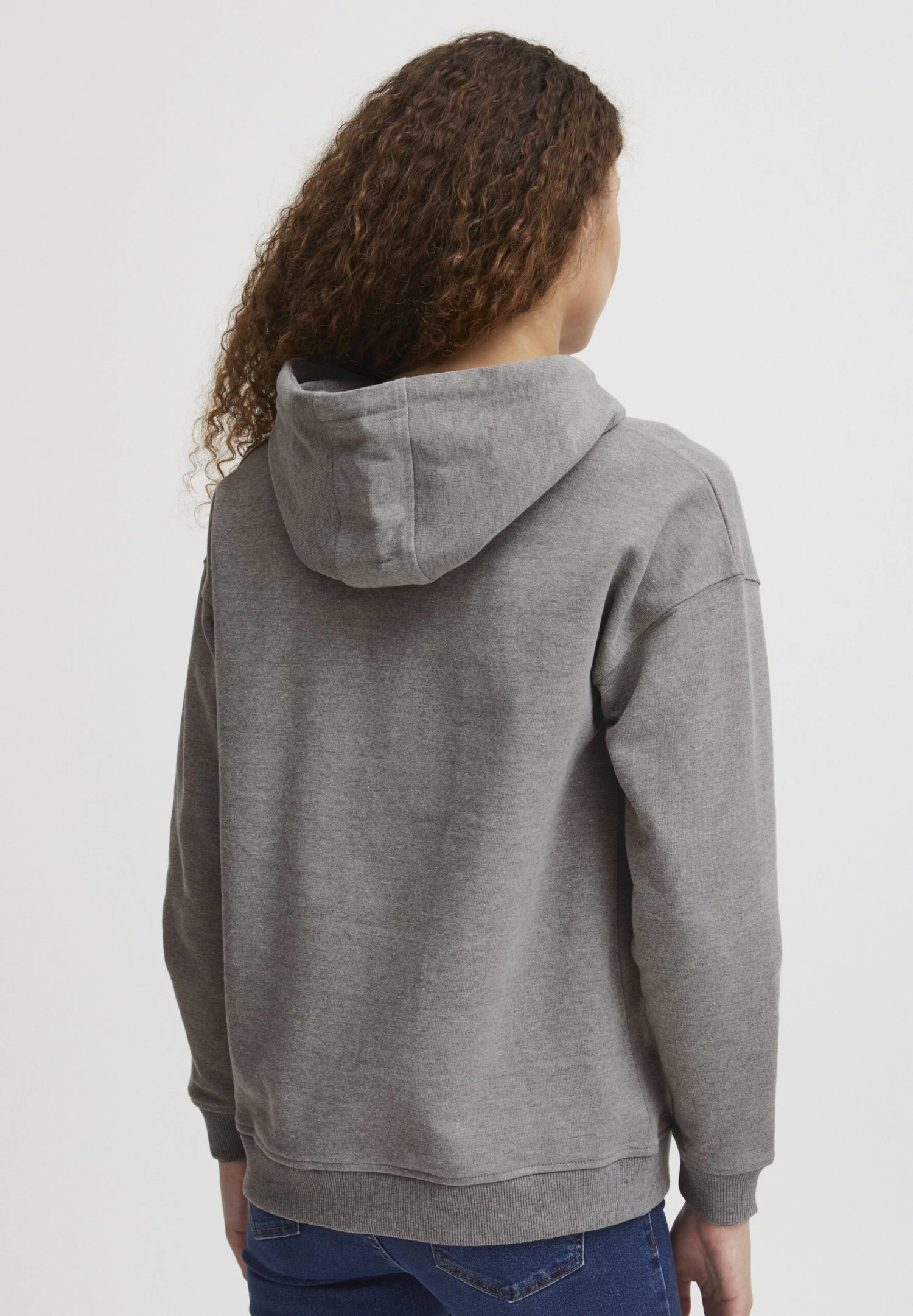 OXMO OXCOLISA - Hoodie - Medium Grey Melange 3 OXMO OXCOLISA - Hoodie - Medium Grey Melange - Image 3