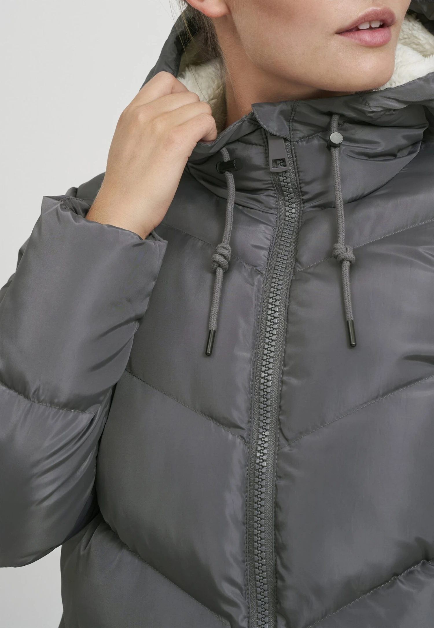 OXMO OXNAARA - Winter Coat - Iron Gate 4 OXMO OXNAARA - Winter Coat - Iron Gate - Image 4