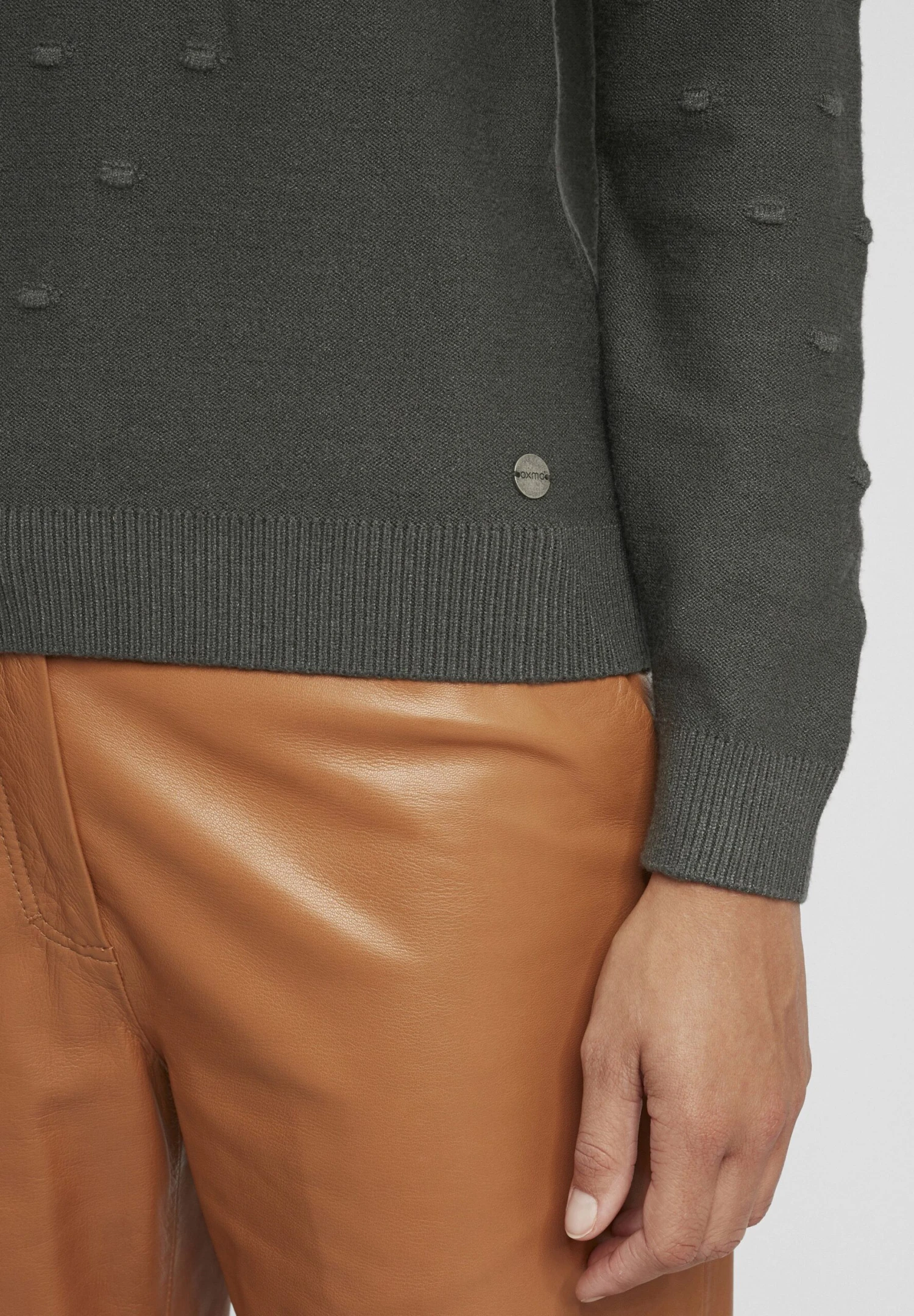 OXMO OXDOTTA - Jumper - Dark Shadow 5 OXMO OXDOTTA - Jumper - Dark Shadow - Image 5