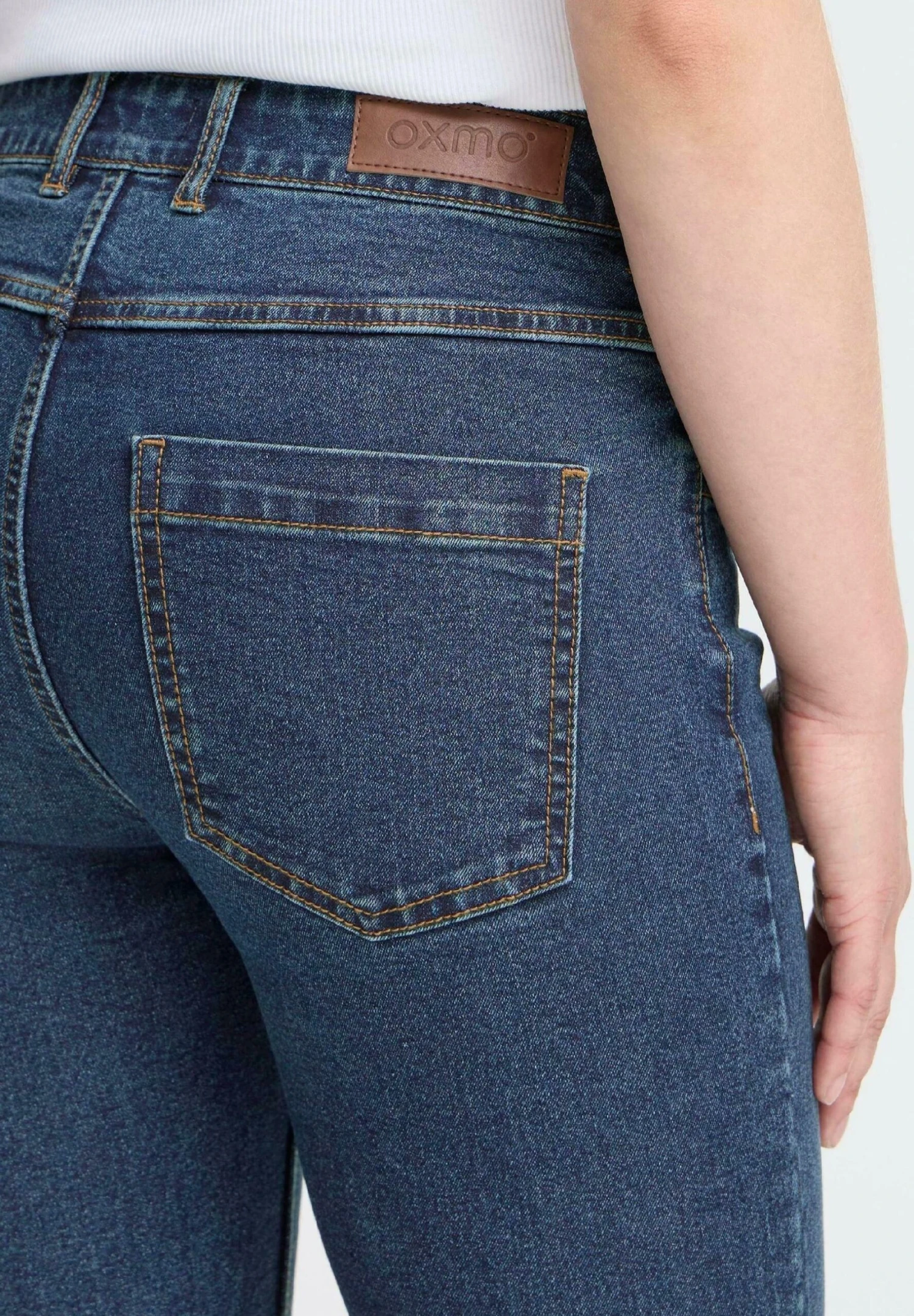 OXMO OXHELLE - Jeans Skinny Fit - Dark Blue Denim 7 OXMO OXHELLE - Jeans Skinny Fit - Dark Blue Denim - Image 7