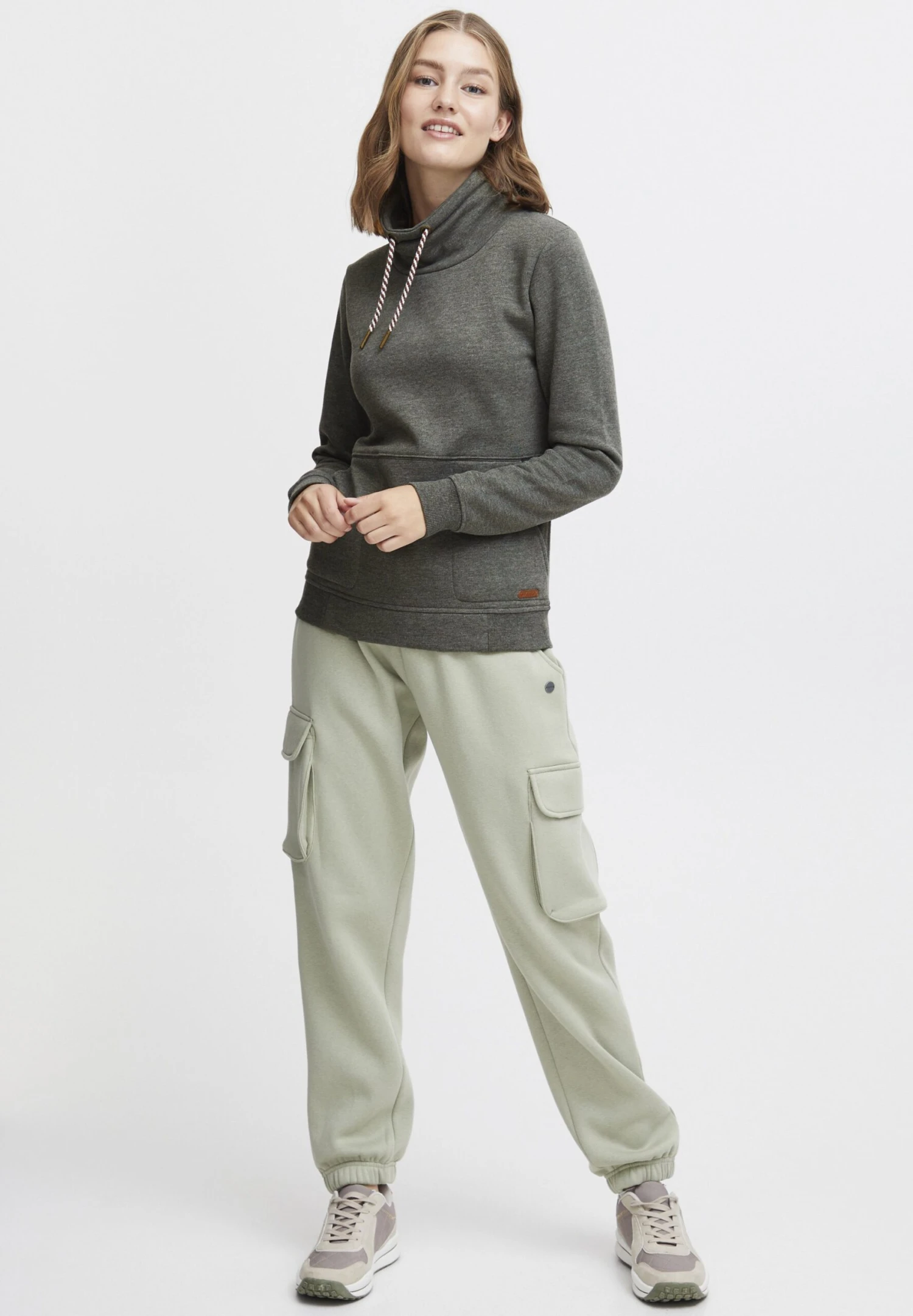 OXMO OXVimpa - Sweatshirt - Climbing Ivy Melange 2 OXMO OXVimpa - Sweatshirt - Climbing Ivy Melange - Image 2