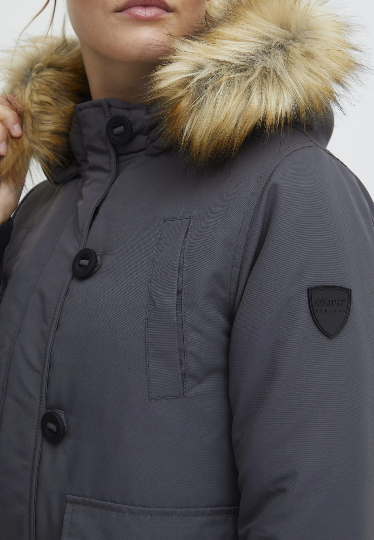 OXMO OXACILA - Winter Jacket - Iron Gate 3 OXMO OXACILA - Winter Jacket - Iron Gate - Image 3