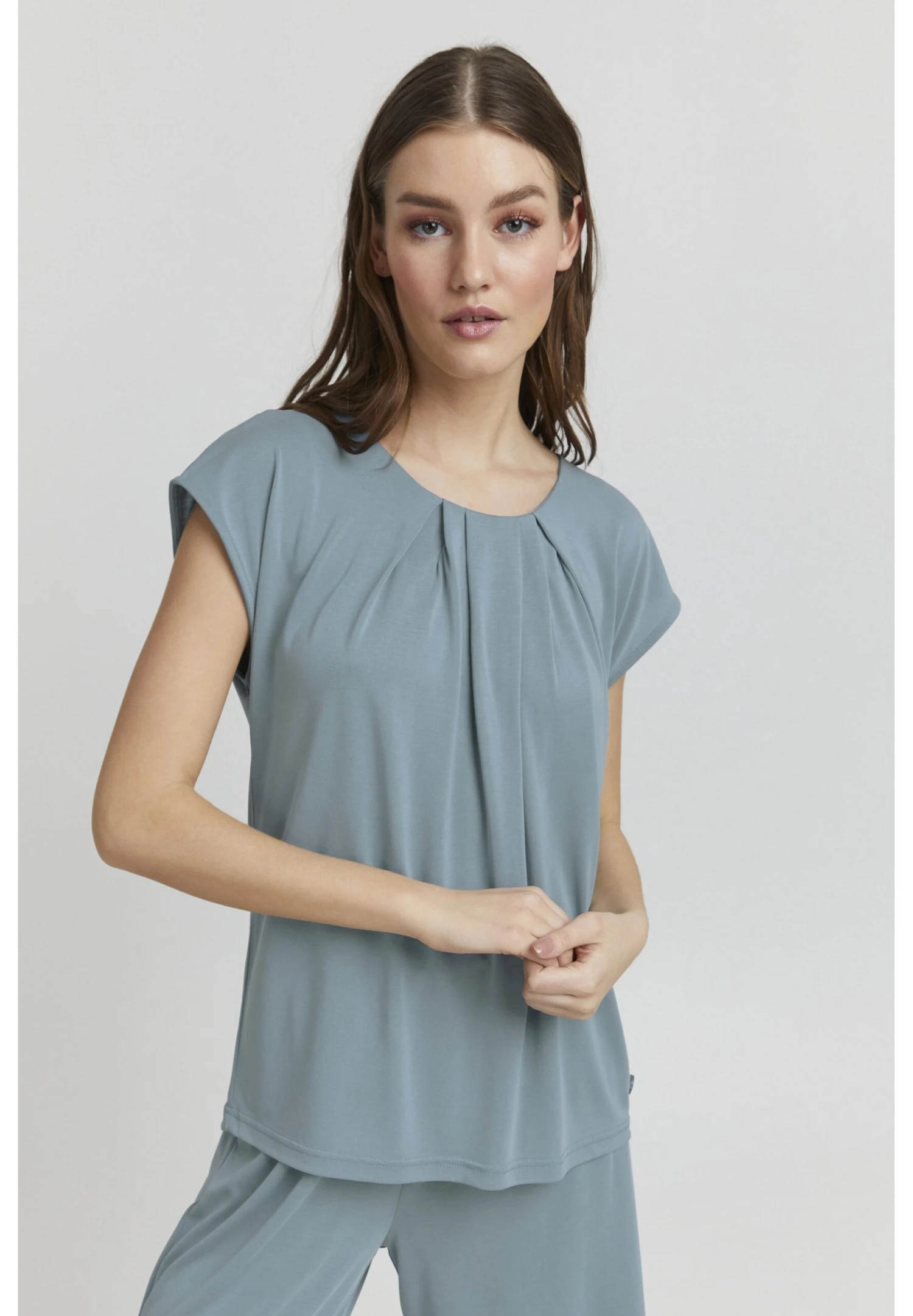 OXMO OXBJALLA - Blouse - Blue 1 OXMO OXBJALLA - Blouse - Blue