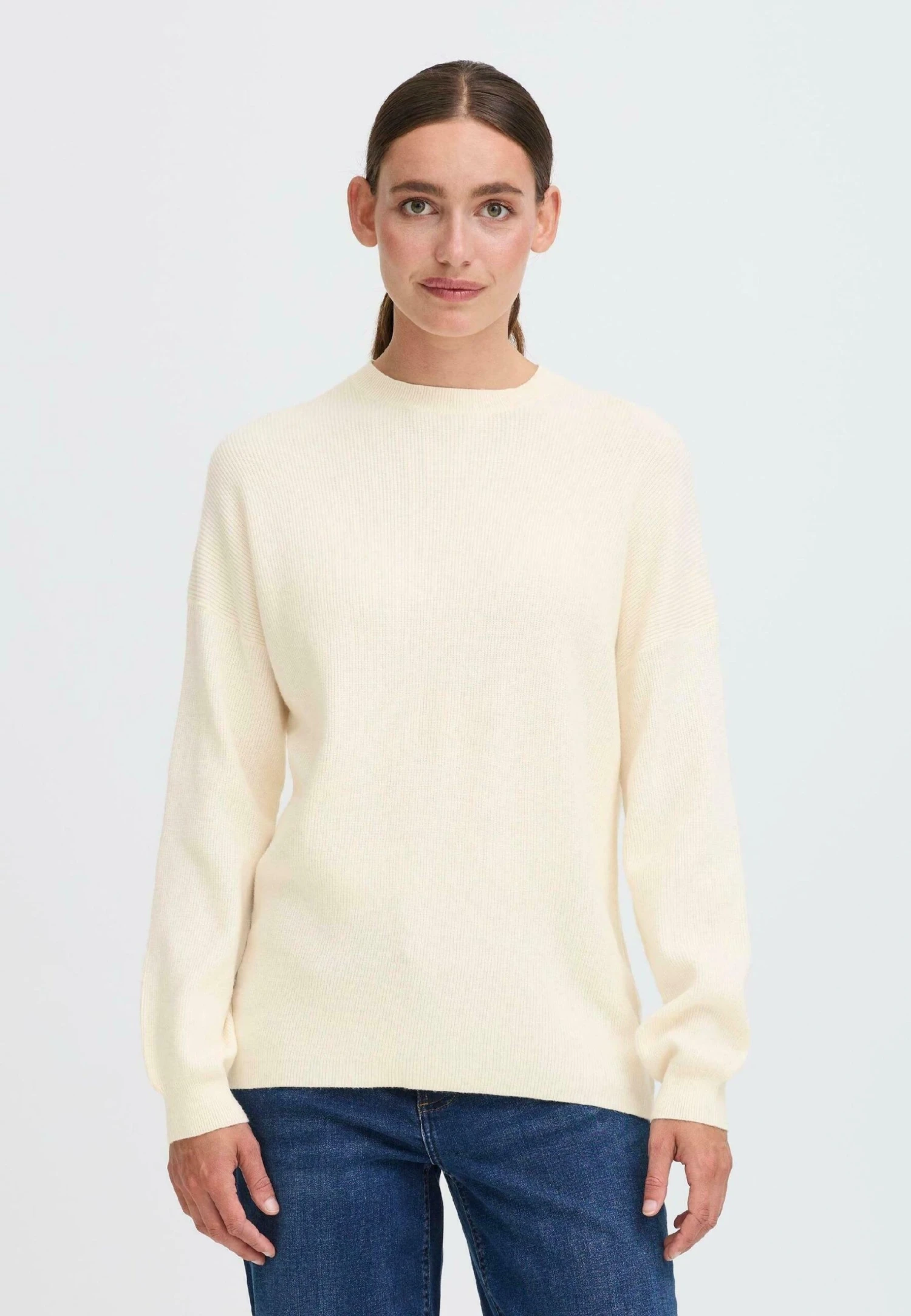 OXMO IHFANSY - Jumper - Birch 1 OXMO IHFANSY - Jumper - Birch