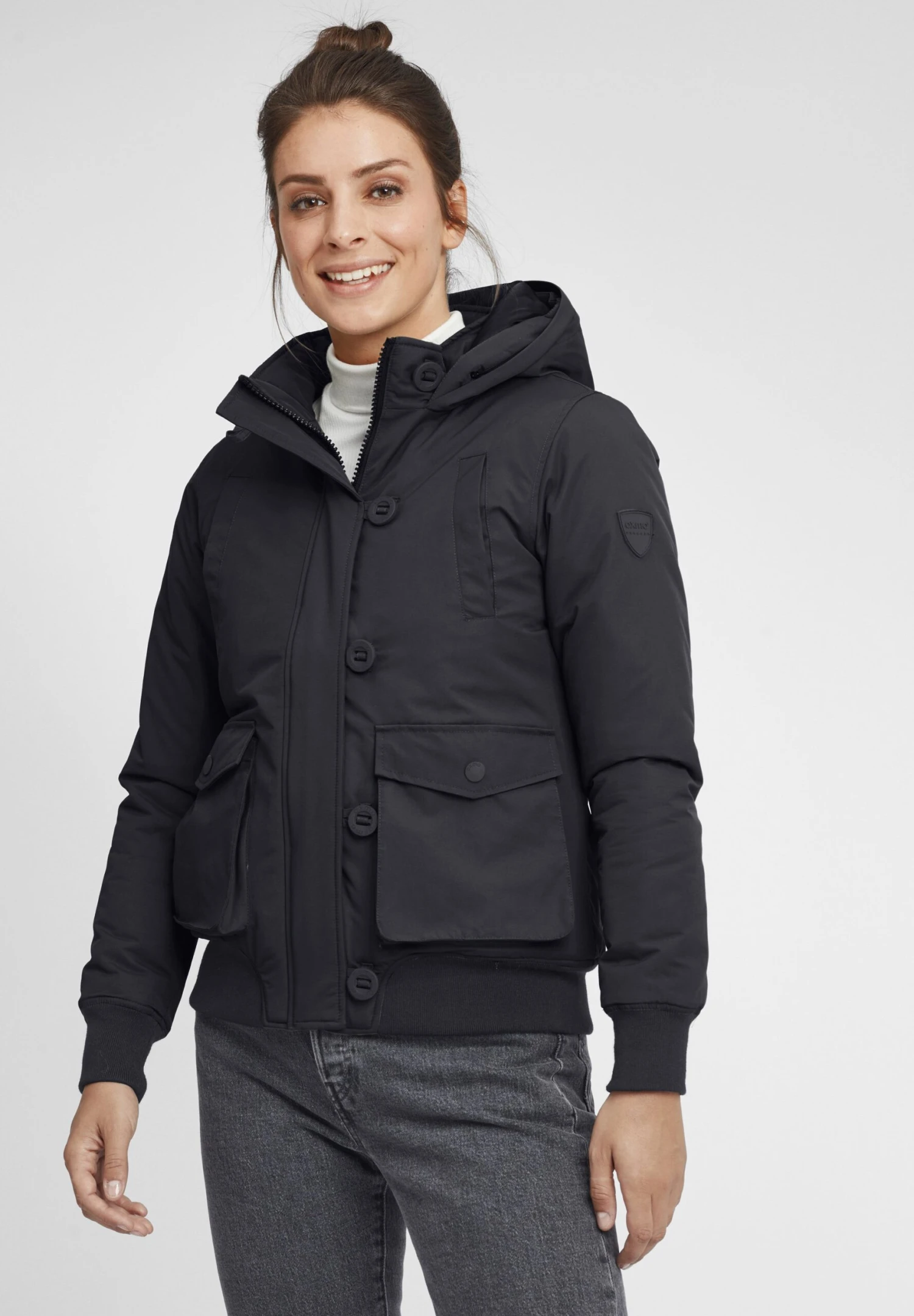 OXMO OXACILA - Winter Jacket - Black 6 OXMO OXACILA - Winter Jacket - Black - Image 6