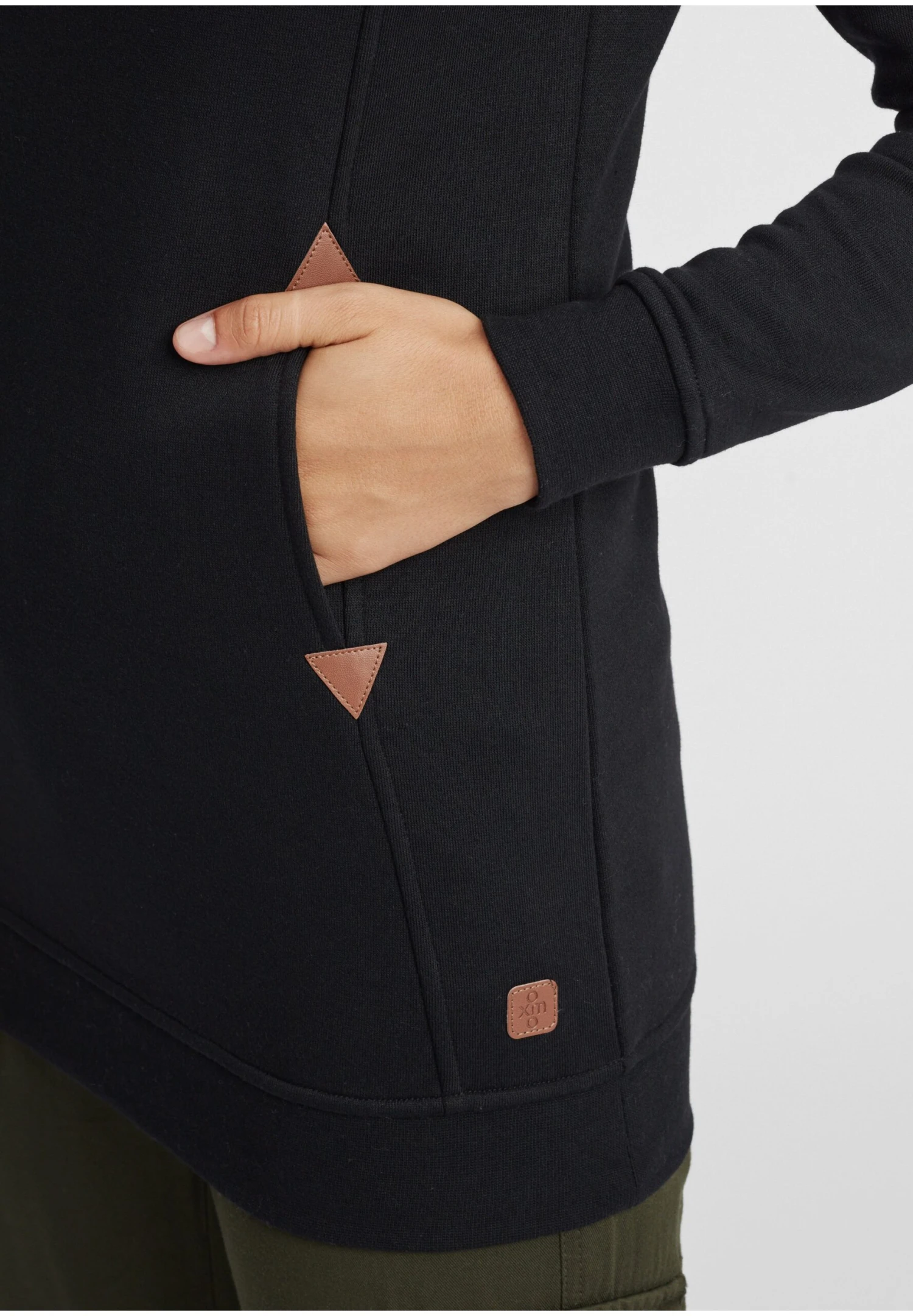 OXMO OXVicky - Hoodie - Black Pil 6 OXMO OXVicky - Hoodie - Black Pil - Image 6