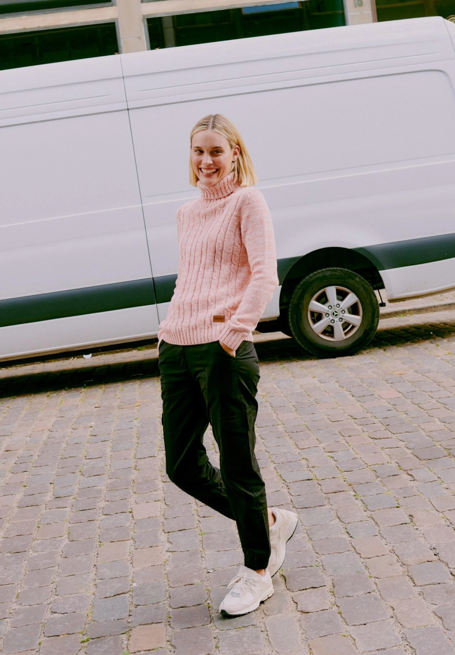 OXMO OXPHILIPA - Jumper - Powder Rose 2 OXMO OXPHILIPA - Jumper - Powder Rose - Image 2