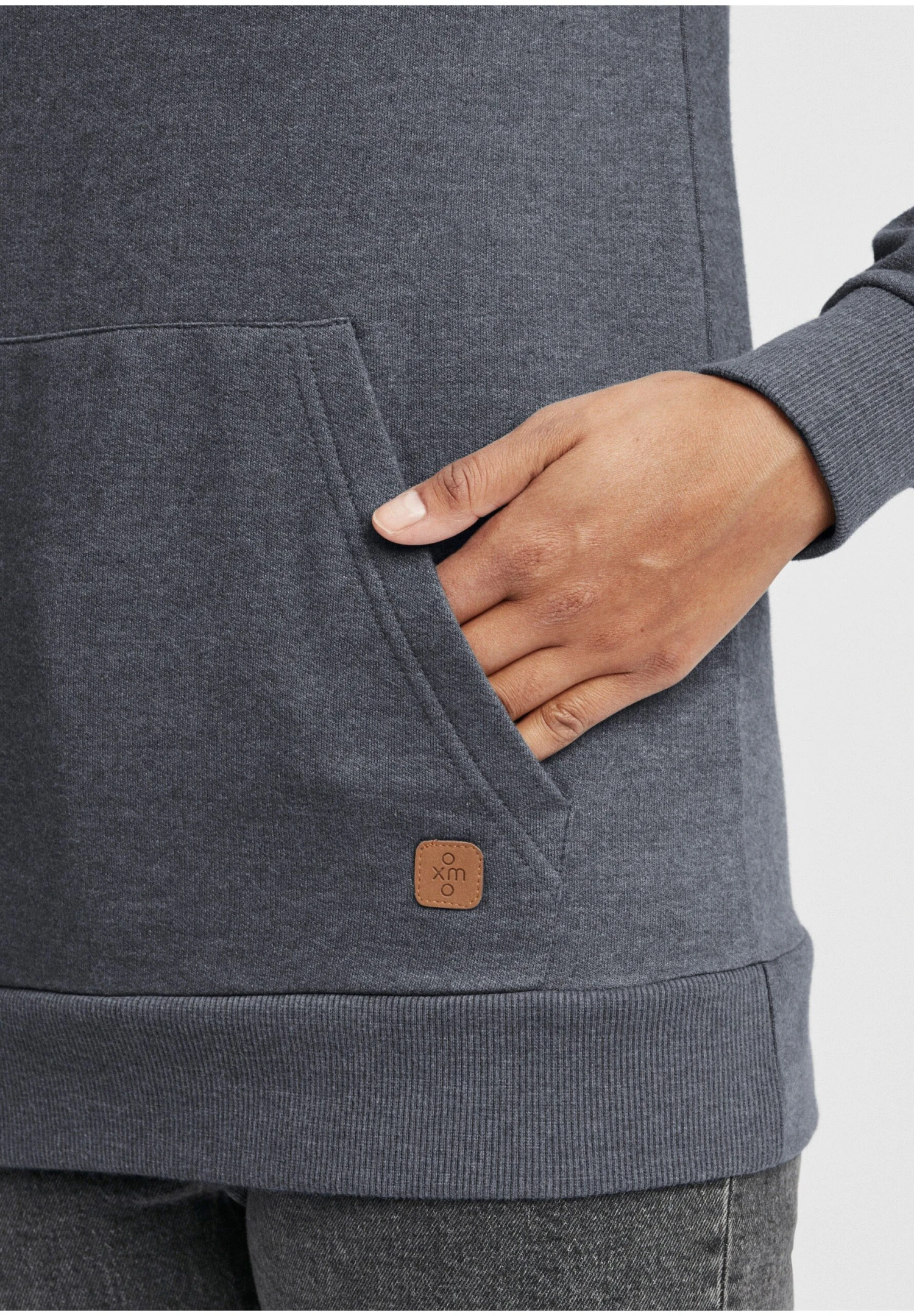 OXMO OXJulia - Hoodie - Navy Teddy 5 OXMO OXJulia - Hoodie - Navy Teddy - Image 5