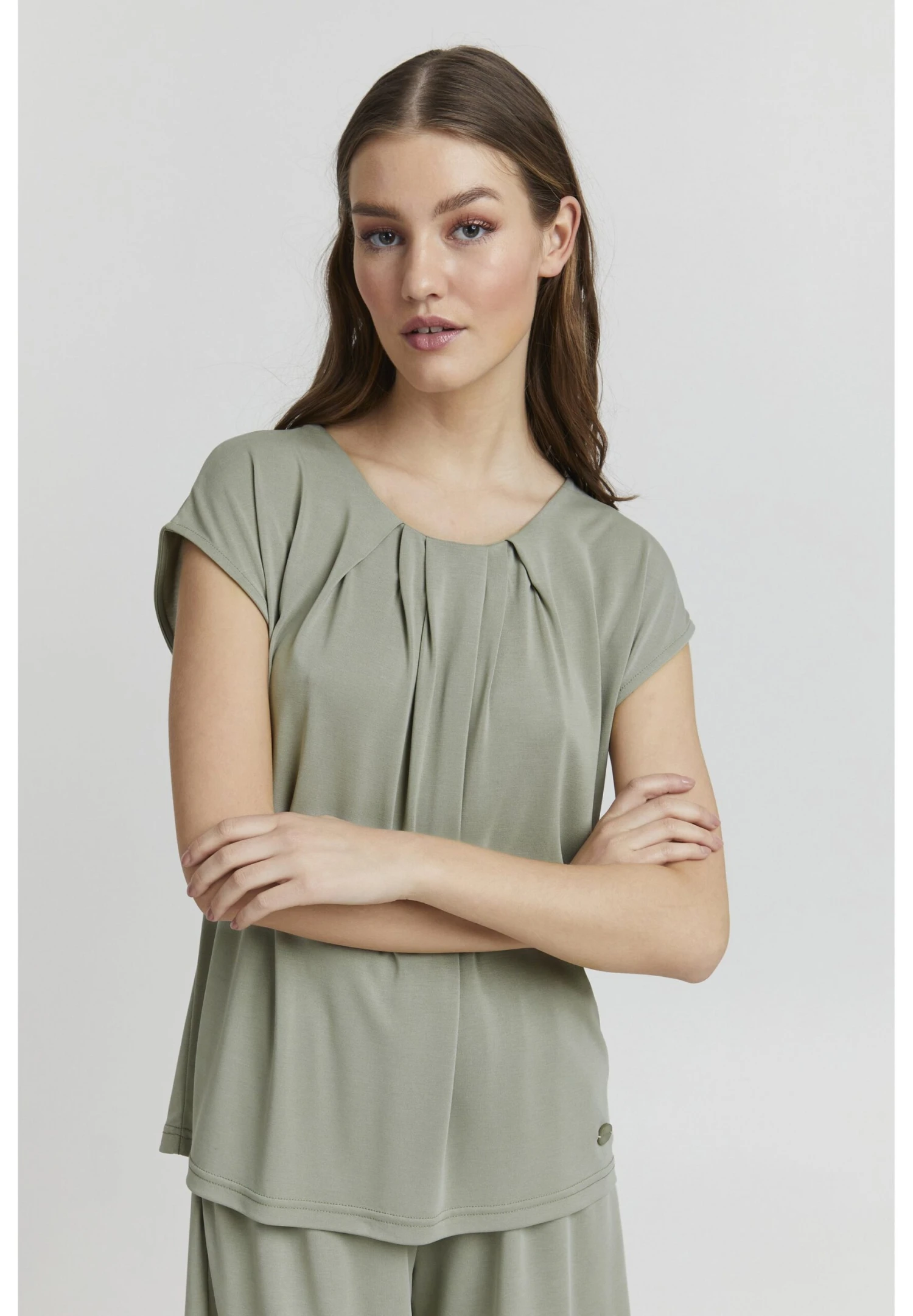 OXMO OXBJALLA - Blouse - Greydenim 1 OXMO OXBJALLA - Blouse - Greydenim