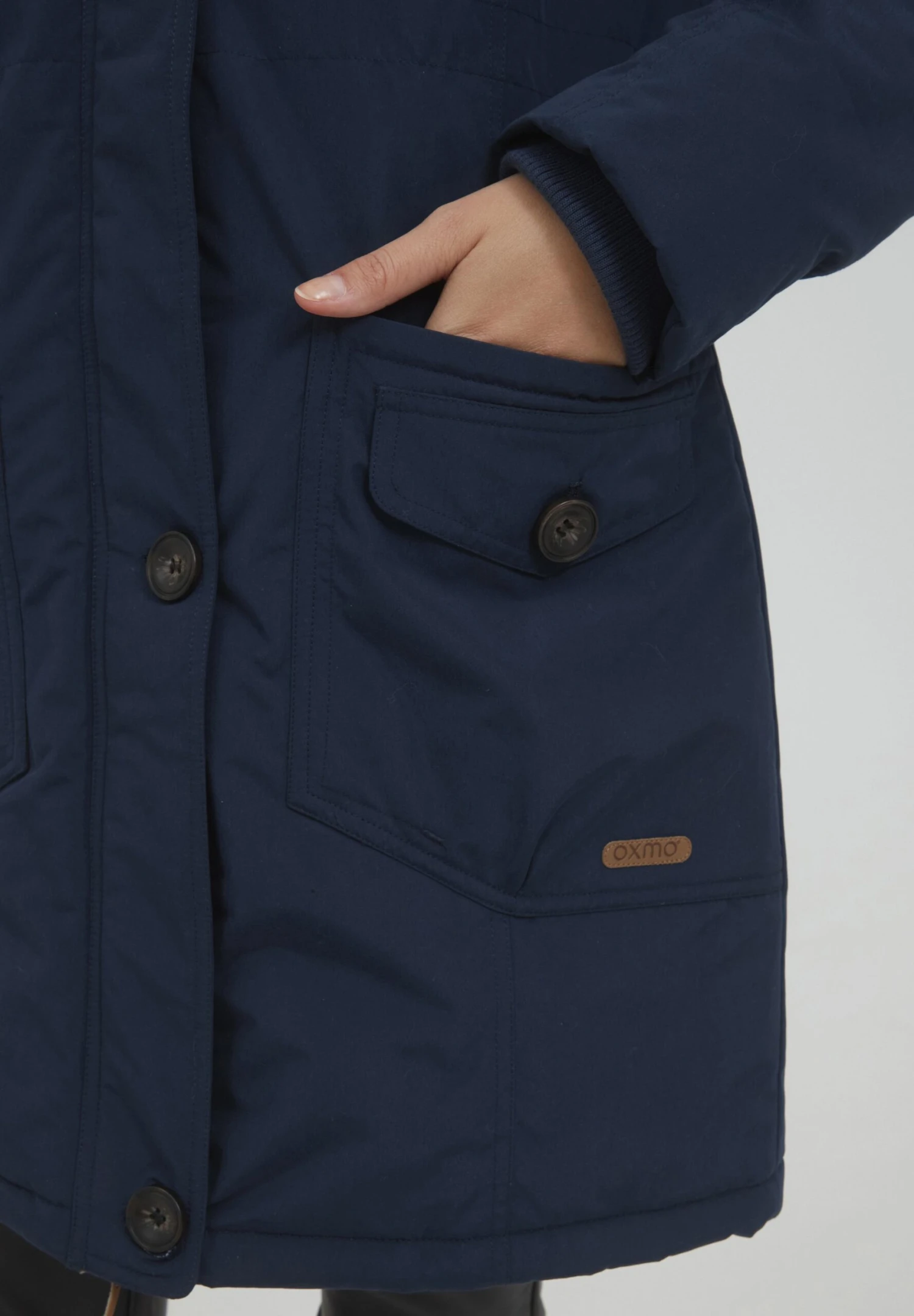 OXMO OXTALA - Winter Coat - Dress Blues 5 OXMO OXTALA - Winter Coat - Dress Blues - Image 5