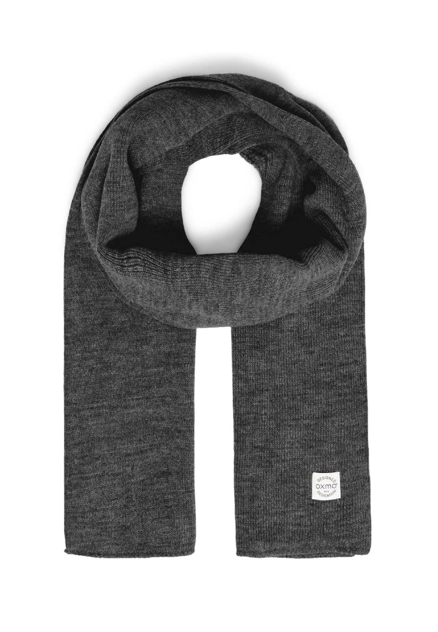 OXMO OXVEDNA - Scarf - Charcoal 4 OXMO OXVEDNA - Scarf - Charcoal - Image 4