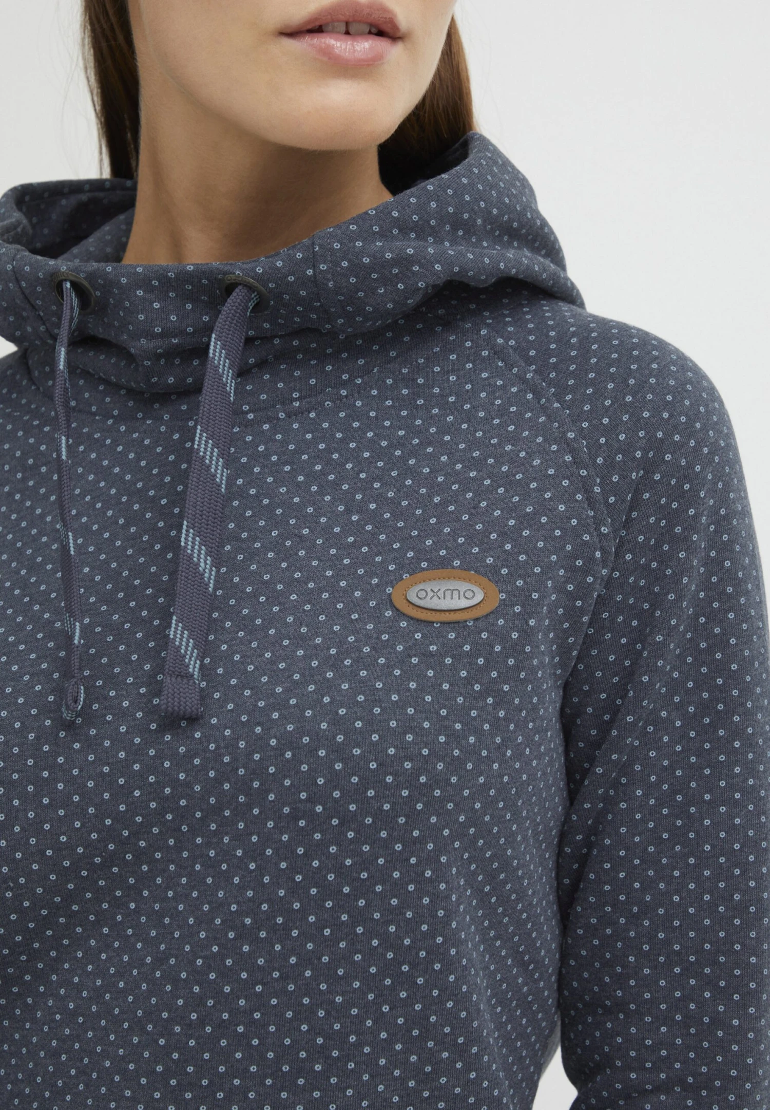 OXMO OXAMINA - Hoodie - Insignia Blue Melange 4 OXMO OXAMINA - Hoodie - Insignia Blue Melange - Image 4