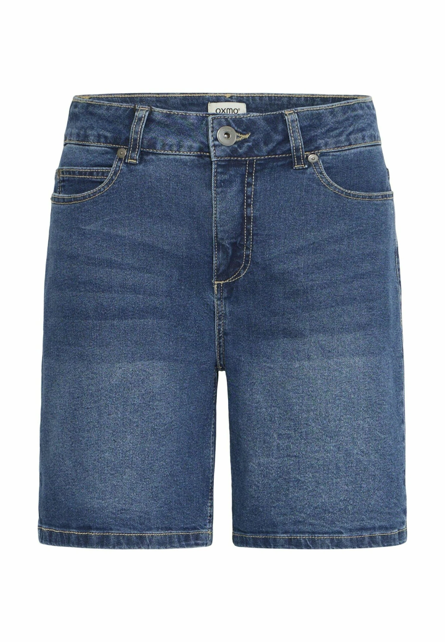 OXMO OXMIRA REGULAR FIT - Denim Shorts - Mid Blue Denim 8 OXMO OXMIRA REGULAR FIT - Denim Shorts - Mid Blue Denim - Image 8