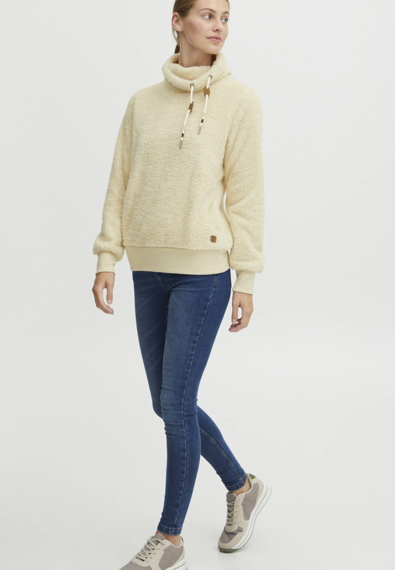 OXMO OXAnnika - Sweatshirt - Cloud Dancer 2 OXMO OXAnnika - Sweatshirt - Cloud Dancer - Image 2