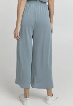 OXMO OXBRYNDIS REGULAR FIT WIDE LEG - Trousers - Smoke Blue -OXMO Store 7960e725a370459c9f5fe8dec72c2e62