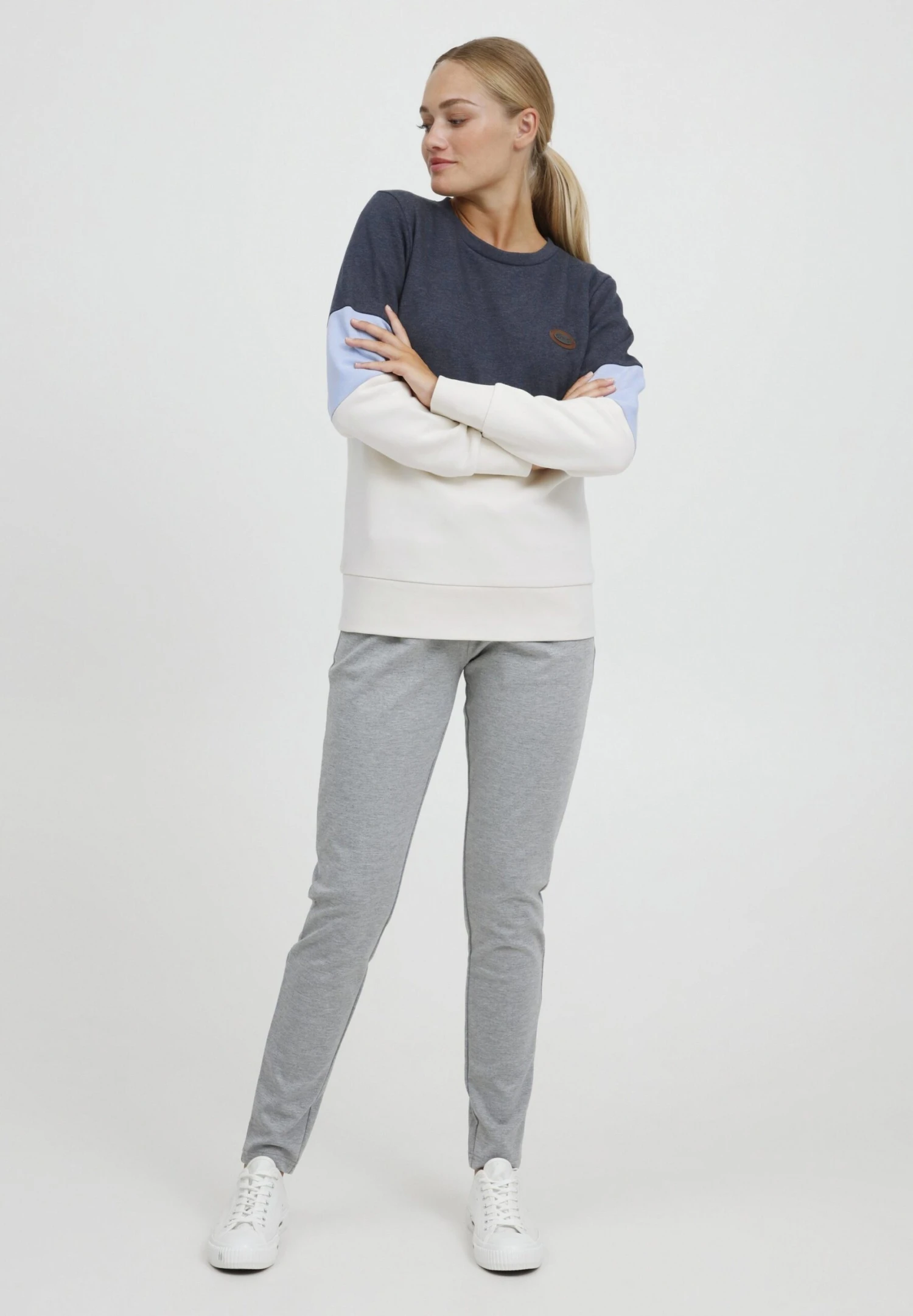 OXMO OXTRINE - Sweatshirt - Total Eclipse Melange 2 OXMO OXTRINE - Sweatshirt - Total Eclipse Melange - Image 2